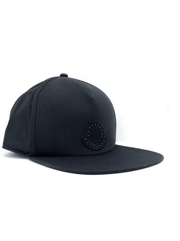 Logo Patch Ball Cap Black - MONCLER - BALAAN 2