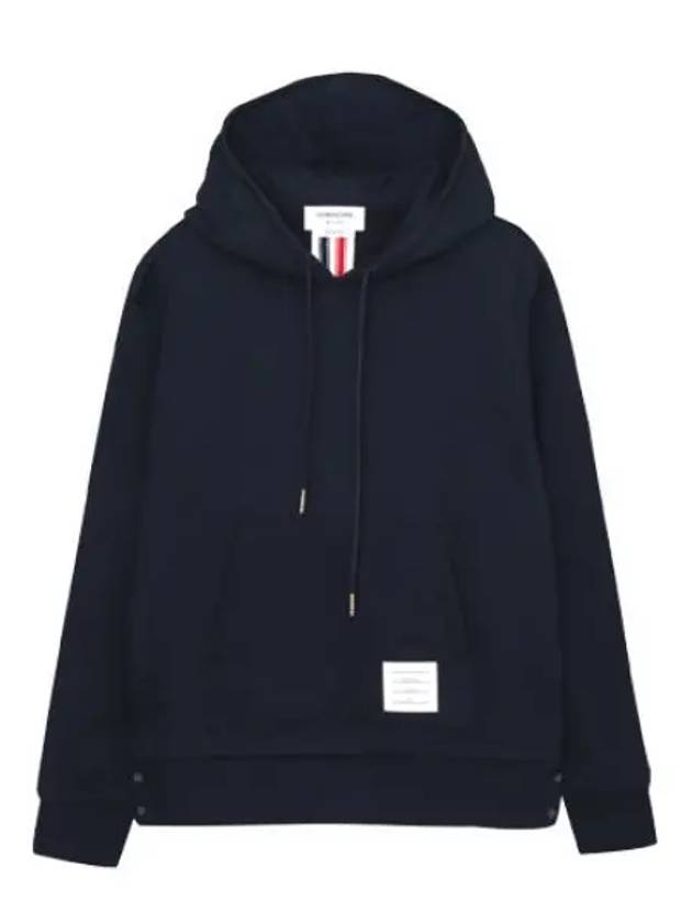 Center Back RWB Stripe Loopback Jersey Hoodie - THOM BROWNE - BALAAN 1