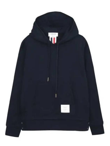 Center Back RWB Stripe Loopback Jersey Hoodie - THOM BROWNE - BALAAN 1