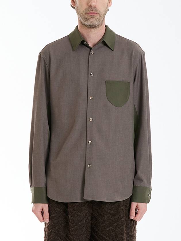 Men's Forest Dress Shirt Brown - WHYSOCEREALZ - BALAAN 2