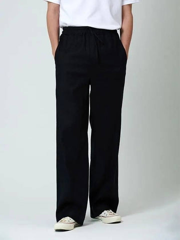 MEN basic comfort fit pants - PINBLACK - BALAAN 1