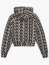 Icon Monogram Crop Hoodie_Black Ivory (2F3RTP011C09-004) - MARC JACOBS - BALAAN 2