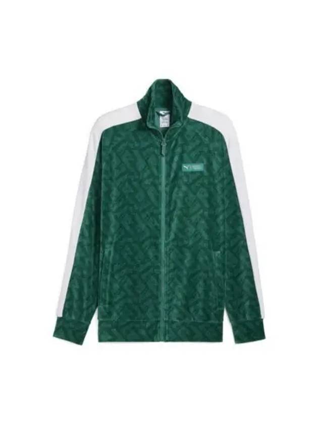 Squid Game T7 Iconic Track Jacket Green 627428 86 - PUMA - BALAAN 1