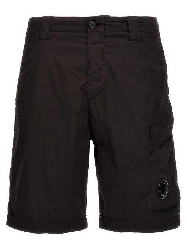 50 Fili Cargo Shorts Black - CP COMPANY - BALAAN 1