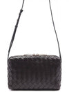 Intrecciato Leather Mini Cross Bag Brown - BOTTEGA VENETA - BALAAN 5