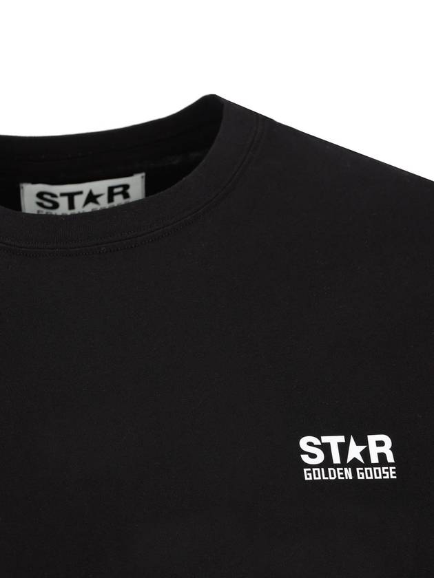 Star Collection Logo Short Sleeve T-Shirt Black - GOLDEN GOOSE - BALAAN 4