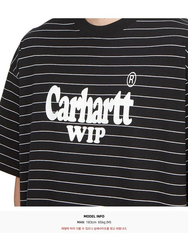 Orlean Spree Short Sleeve T Shirt Black - CARHARTT WIP - BALAAN 7