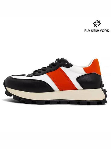 Connie Women s Sneakers Black Orange NYSW003 - FLYNEWYORK - BALAAN 1