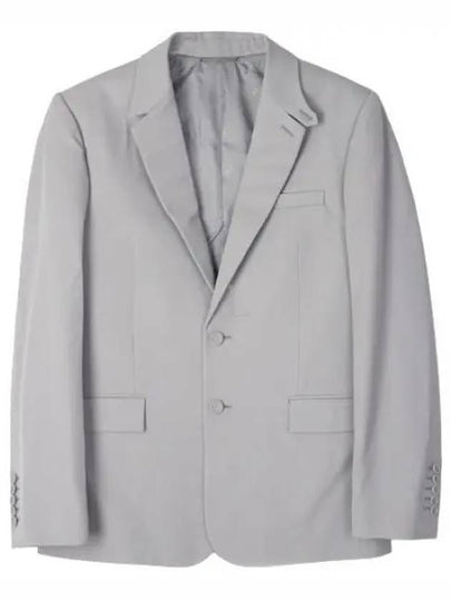 Single Wool Twill Jacket Grey - DIOR - BALAAN 2