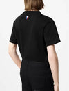 1AFVSA Embellished Short Sleeved Cotton Crew Neck - LOUIS VUITTON - BALAAN 2