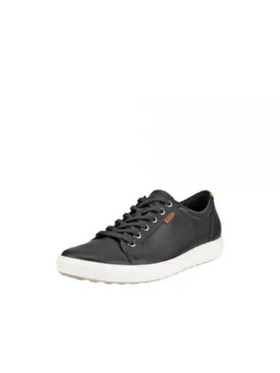 Soft 7 Low Top Sneakers Black - ECCO - BALAAN 2