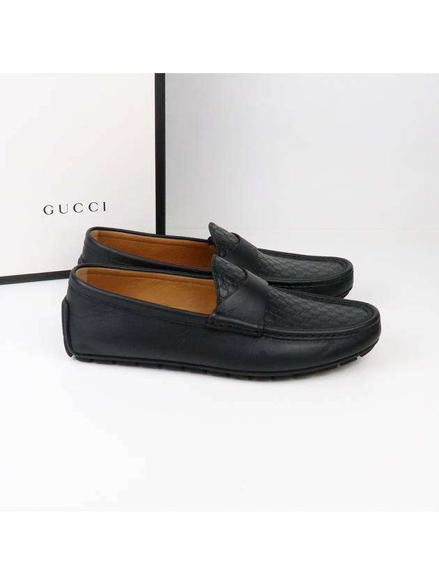 Micro Sima Driving Shoes Black - GUCCI - BALAAN 7