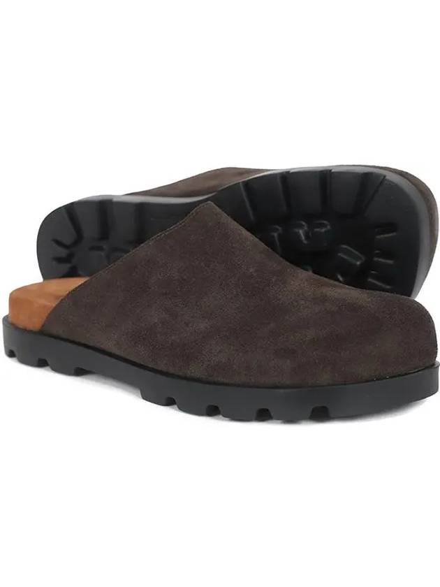 Brutus Leather Slippers Dark Brown - CAMPER - BALAAN 3