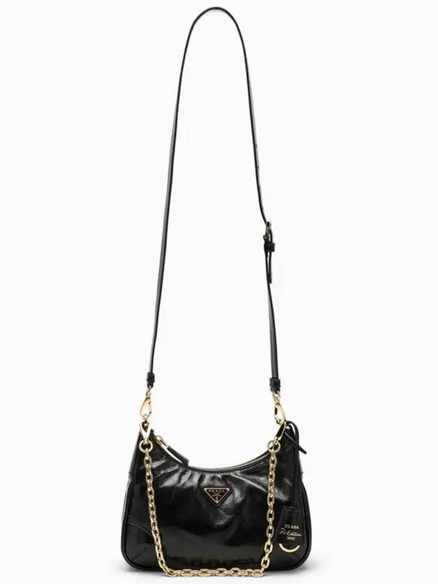 Re-Edition 2005 Leather Shoulder Bag Black - PRADA - BALAAN 2