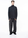 Men s M243TP04CH Spandex Finger Warmer Turtleneck Polar T Shirt Charcoal - CHANCE'S NOI - BALAAN 5