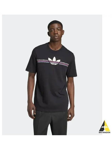 adidas Firebird Logo Tee Black JC6535 - ADIDAS - BALAAN 1