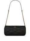 Tube Quilting Small Shoulder Bag Black - SAINT LAURENT - BALAAN 2