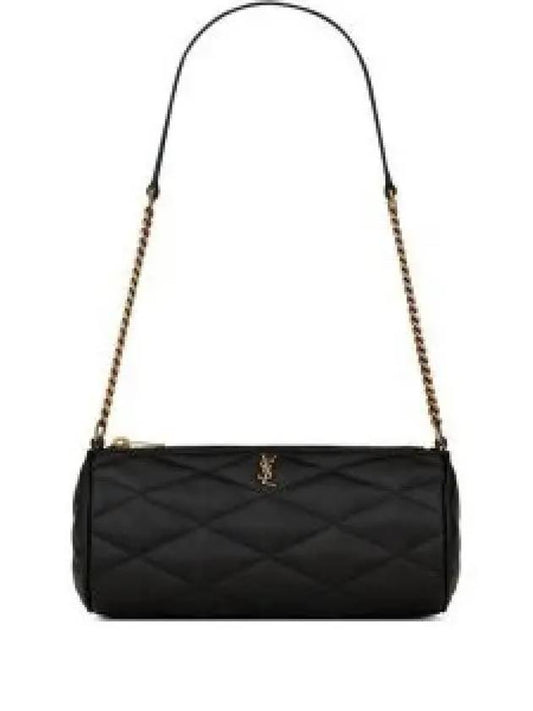 Tube Quilting Small Shoulder Bag Black - SAINT LAURENT - BALAAN 2