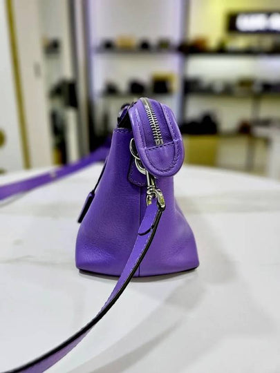 By the Way Medium Leather Purple Boston Bag 8BL124 - FENDI - BALAAN 2