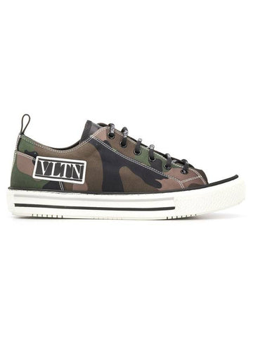 VLTN Logo Low Top Sneakers - VALENTINO - BALAAN 1