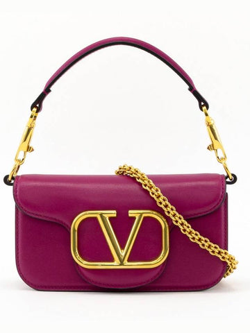 Logo small shoulder bag ROSE VIOLET 1W2B0K53 ZXL - VALENTINO - BALAAN 1