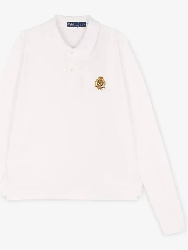 Embroidered Logo Pony Polo Shirt White - POLO RALPH LAUREN - BALAAN 3