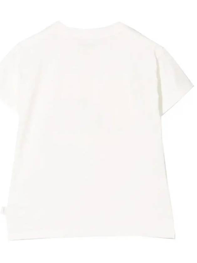 Kids Logo Printing T Shirt Ivory 025 C62 - TINYCOTTONS - BALAAN 3