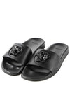 Medusa Slippers Black - VERSACE - BALAAN 2