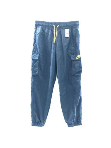 Sportswear Icon Clash Woven Cargo Track Pants Blue - NIKE - BALAAN 1