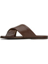 cross leather slippers - MARSELL - BALAAN 3