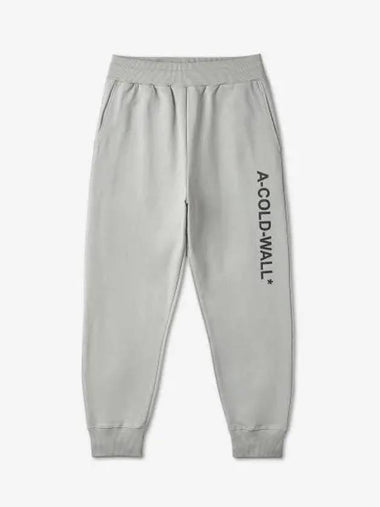 A COLD WALL Essential Logo Jogger Jersey Pants Light Gray ACWMB231LGGR - A-COLD-WALL - BALAAN 1