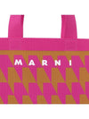 Logo all over pattern shopper tote bag - MARNI - BALAAN 9