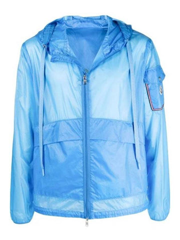 Ebizo Hooded Jacket Light Blue - MONCLER - BALAAN 1