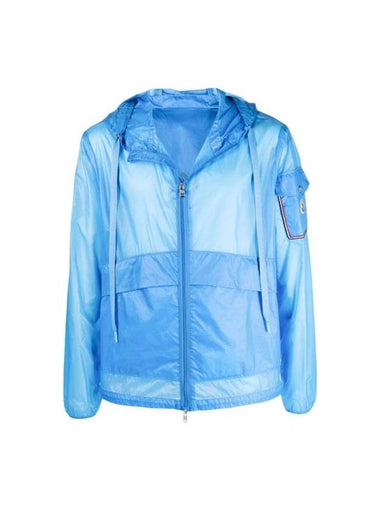 Ebizo Hooded Jacket Light Blue - MONCLER - BALAAN 1