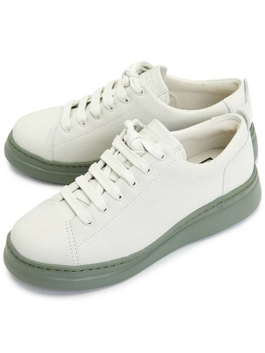 Runner Up Non Dyed Leather Low Top Sneakers White - CAMPER - BALAAN 2