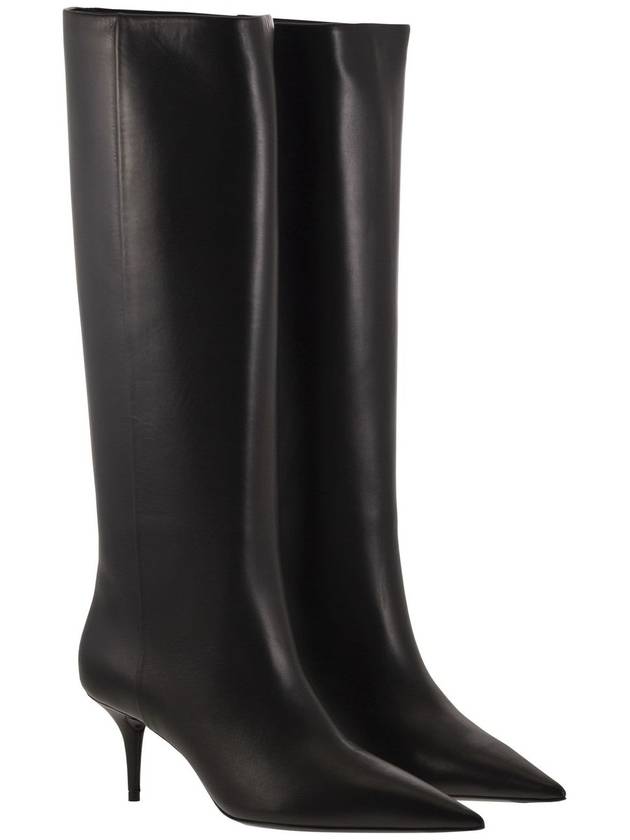 Leather boot with heel - FABIANA FILIPPI - BALAAN 4