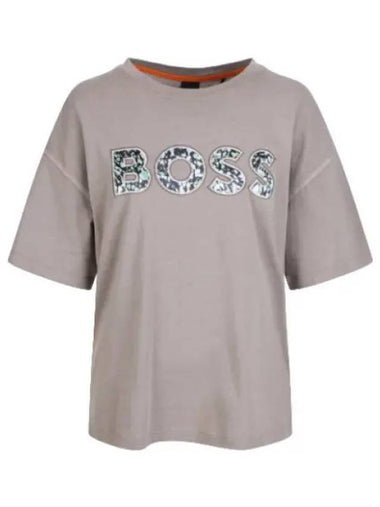 Boss women s embroidered logo relaxed fit t shirt - HUGO BOSS - BALAAN 1