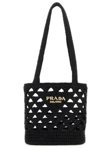 Tote Bag 1BG4942M2T F0ES7 Black - PRADA - BALAAN 1