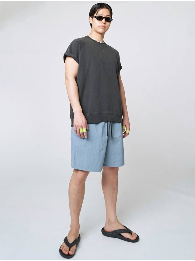 Garment Dying Short Sleeve T-shirt Dark Grey - ATHPLATFORM - BALAAN 4