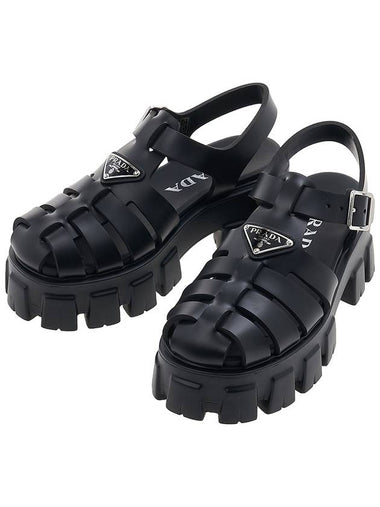 Women s Foam Rubber Sandals 1X853M 3LKK F0002 - PRADA - BALAAN 1