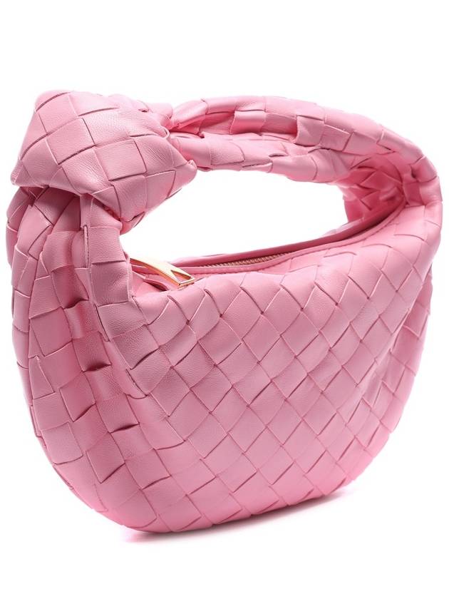 Jodie Intrecciato Small Tote Bag Ribbon - BOTTEGA VENETA - BALAAN 4