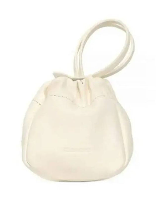Women's Ripple Mini Pouch Bucket Bag White - JIL SANDER - BALAAN 2