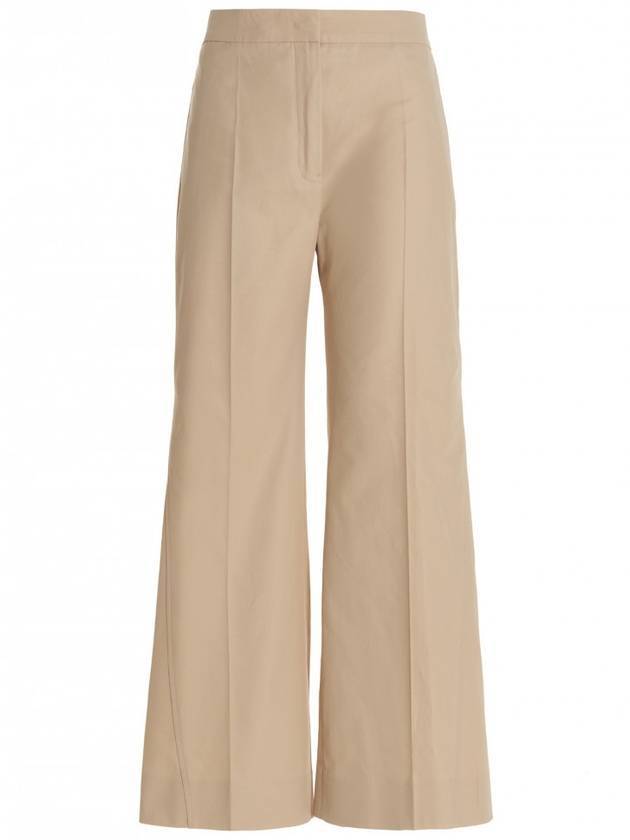 Women's Corote Wide Leg Slacks Beige - JIL SANDER - BALAAN 1