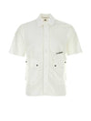 Cotton Popeline Pocket Short Sleeve Shirt White - CP COMPANY - BALAAN 1