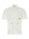 Cotton Popeline Pocket Short Sleeve Shirt White - CP COMPANY - BALAAN 1