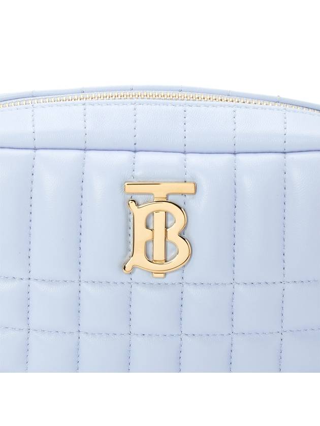 Quilted Mini Lola Camera Cross Bag Light Blue - BURBERRY - BALAAN 9