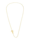 Heart Logo Chain Metal Necklace Gold - AMI - BALAAN 3