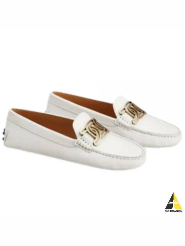 Kate Gommino Leather Driving Shoes White - TOD'S - BALAAN 2