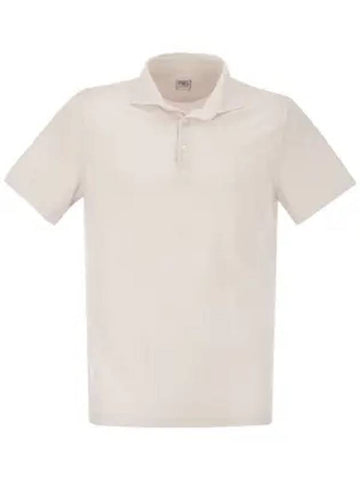 Cotton short sleeve PK shirt pearl - FEDELI - BALAAN 1