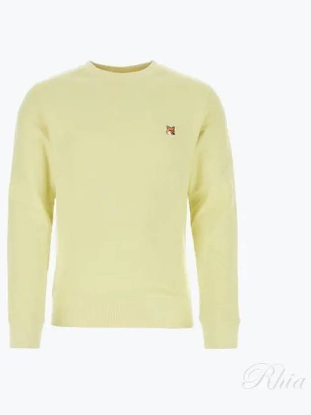 Fox Head Patch Regular Sweatshirt Yellow - MAISON KITSUNE - BALAAN 2